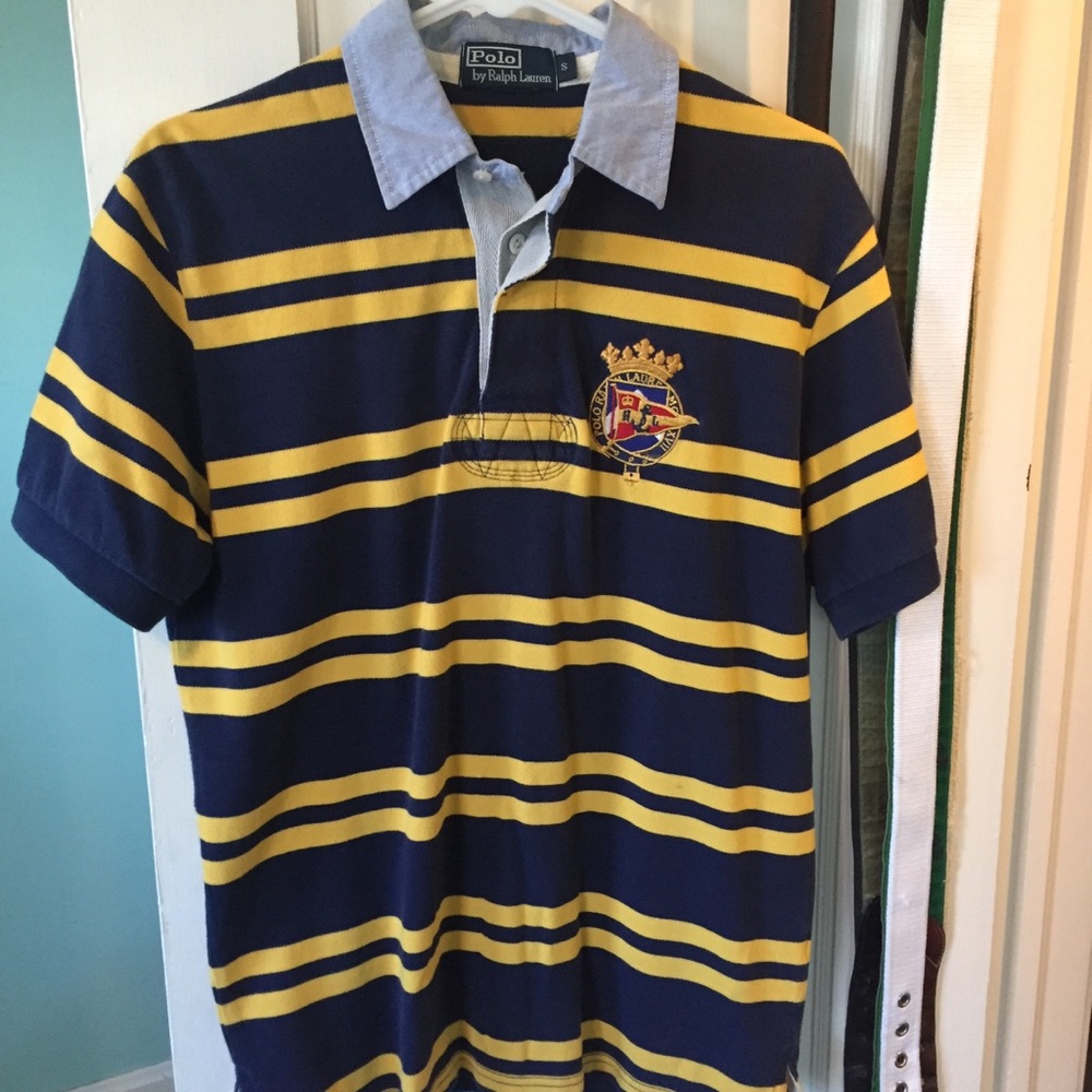 Polo Rugby/Nautical Patch Polo Shirt